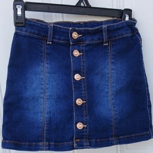Wonder Nation Dark Blue Denim Mini Skirt